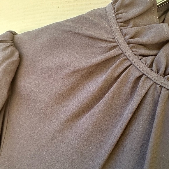 Saloni Mel Black Silk Blouse. - Picture 8 of 13